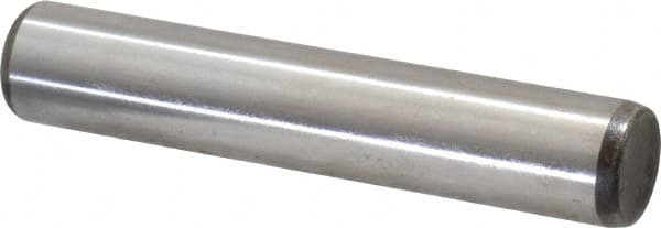 Unbrako - 3/8" Diam x 2" Pin Length Grade 8 Alloy Steel Oversized Dowel Pin - C 60 (Surface) & C 50-58 Hardness, 16,580 Lb Breaking Strength, 1 Beveled & 1 Rounded End - A1 Tooling