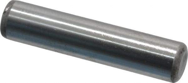 Unbrako - 7/16" Diam x 2" Pin Length Grade 8 Alloy Steel Oversized Dowel Pin - C 60 (Surface) & C 50-58 Hardness, 22,540 Lb Breaking Strength, 1 Beveled & 1 Rounded End - A1 Tooling