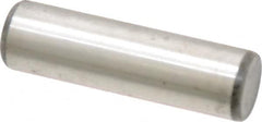 Unbrako - 1/2" Diam x 1-3/4" Pin Length Grade 8 Alloy Steel Oversized Dowel Pin - C 60 (Surface) & C 50-58 Hardness, 29,460 Lb Breaking Strength, 1 Beveled & 1 Rounded End - A1 Tooling