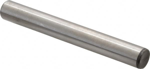 Unbrako - 1/2" Diam x 4" Pin Length Grade 8 Alloy Steel Oversized Dowel Pin - C 60 (Surface) & C 50-58 Hardness, 29,460 Lb Breaking Strength, 1 Beveled & 1 Rounded End - A1 Tooling