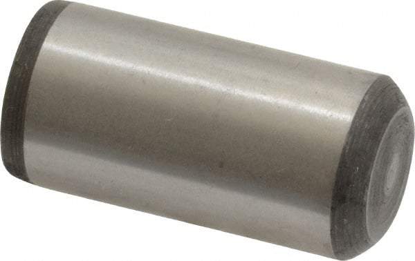 Unbrako - 5/8" Diam x 1-1/4" Pin Length Grade 8 Alloy Steel Oversized Dowel Pin - C 60 (Surface) & C 50-58 Hardness, 46,020 Lb Breaking Strength, 1 Beveled & 1 Rounded End - A1 Tooling