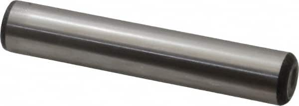 Unbrako - 5/8" Diam x 3-1/2" Pin Length Grade 8 Alloy Steel Oversized Dowel Pin - C 60 (Surface) & C 50-58 Hardness, 46,020 Lb Breaking Strength, 1 Beveled & 1 Rounded End - A1 Tooling