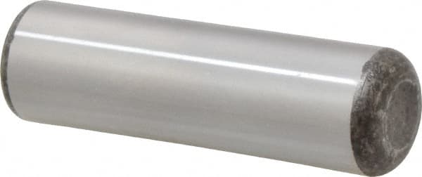 Unbrako - 3/4" Diam x 2-1/2" Pin Length Grade 8 Alloy Steel Oversized Dowel Pin - C 60 (Surface) & C 50-58 Hardness, 66,270 Lb Breaking Strength, 1 Beveled & 1 Rounded End - A1 Tooling