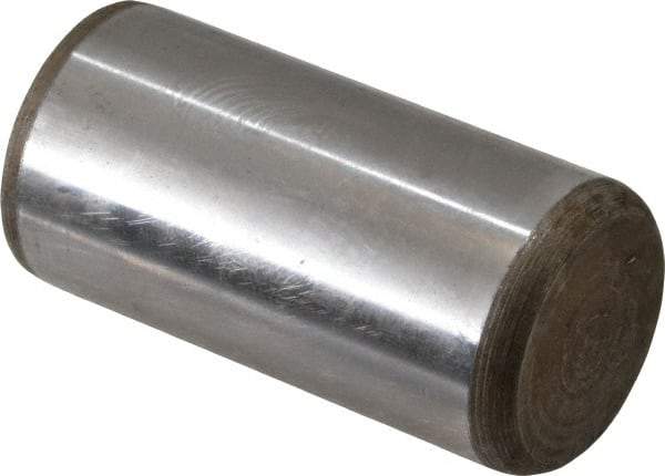 Unbrako - 1" Diam x 2" Pin Length Grade 8 Alloy Steel Oversized Dowel Pin - C 60 (Surface) & C 50-58 Hardness, 117,810 Lb Breaking Strength, 1 Beveled & 1 Rounded End - A1 Tooling