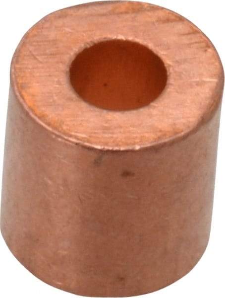 Value Collection - 1/8" Round Stop Compression Sleeve - Copper - A1 Tooling