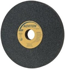 Norton - 12" Diam x 3" Hole x 1" Thick, I Hardness, 60 Grit Surface Grinding Wheel - Silicon Carbide, Type 1, Medium Grade, 2,070 Max RPM, Vitrified Bond, No Recess - A1 Tooling