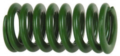 Associated Spring Raymond - 32mm Hole Diam, 16mm Rod Diam, 1-1/2" Free Length, Green Die Spring - A1 Tooling