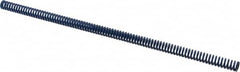 Associated Spring Raymond - 12.5mm Hole Diam, 6.3mm Rod Diam, 12" Free Length, Blue Die Spring - 243.6 N Max Deflection, 116mm Max Deflection, Medium Duty, Chromium Alloy Steel - A1 Tooling