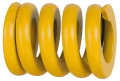 Associated Spring Raymond - 20mm Hole Diam, 10mm Rod Diam, 5" Free Length, Yellow Die Spring - 1520 N Max Deflection, 32mm Max Deflection, Extra Strong, Chromium Alloy Steel - A1 Tooling