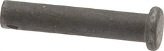 Value Collection - 1/4" Pin Diam, 1-1/4" OAL, Standard Clevis Pin - 3/32" Hole, 1-5/32" Usable Length, Uncoated Steel - A1 Tooling