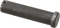 Made in USA - 3/4" Pin Diam, 3" OAL, Standard Clevis Pin - 5/32" Hole, 2-27/32" Usable Length, Uncoated Steel - A1 Tooling