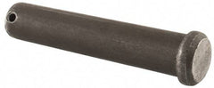 Made in USA - 3/4" Pin Diam, 3-3/4" OAL, Standard Clevis Pin - 5/32" Hole, 3-19/32" Usable Length, Uncoated Steel - A1 Tooling