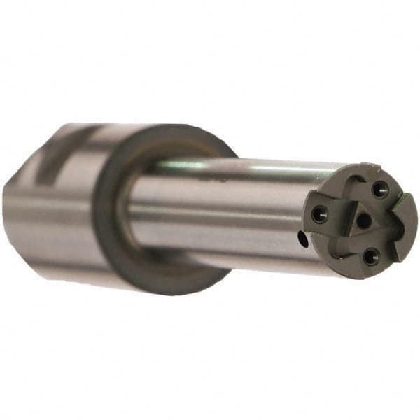 Emuge - 23.85mm Cut Diam, 60mm Max Hole Depth, 32mm Shank Diam, Internal Indexable Thread Mill - Insert Style GF6031, 3 Inserts, Toolholder Style GZ34, 122mm OAL - A1 Tooling