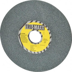 Tru-Maxx - 7" Diam x 1-1/4" Hole x 1/4" Thick, I Hardness, 60 Grit Surface Grinding Wheel - Silicon Carbide, Type 1, Medium Grade, 3,600 Max RPM, Vitrified Bond, No Recess - A1 Tooling