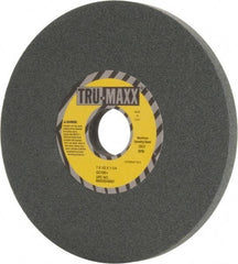 Tru-Maxx - 7" Diam x 1-1/4" Hole x 1/2" Thick, I Hardness, 100 Grit Surface Grinding Wheel - Silicon Carbide, Type 1, Fine Grade, 3,600 Max RPM, Vitrified Bond, No Recess - A1 Tooling