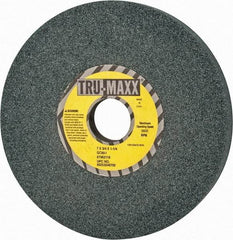 Tru-Maxx - 7" Diam x 1-1/4" Hole x 3/4" Thick, I Hardness, 80 Grit Surface Grinding Wheel - Silicon Carbide, Type 5, Medium Grade, 3,600 Max RPM, Vitrified Bond, One-Side Recess - A1 Tooling