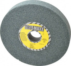 Tru-Maxx - 7" Diam x 1-1/4" Hole x 1" Thick, I Hardness, 60 Grit Surface Grinding Wheel - Silicon Carbide, Type 5, Medium Grade, 3,600 Max RPM, Vitrified Bond, One-Side Recess - A1 Tooling