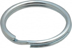 Made in USA - 0.932" ID, 1.1" OD, 0.11" Thick, Split Ring - Grade 2 Spring Steel, Zinc-Plated Finish - A1 Tooling