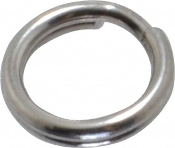 Made in USA - 0.212" ID, 0.292" OD, 0.062" Thick, Split Ring - 18-8 Stainless Steel, Natural Finish - A1 Tooling