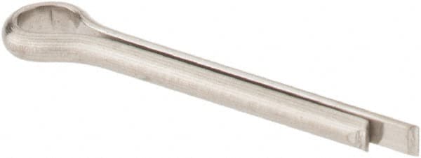 Made in USA - 1/16" Diam x 1/2" Long Extended Prong Cotter Pin - Grade 18-8, Uncoated, Stainless Steel - A1 Tooling