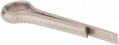 Made in USA - 3/32" Diam x 1/2" Long Extended Prong Cotter Pin - Grade 18-8, Uncoated, Stainless Steel - A1 Tooling