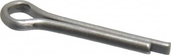 Made in USA - 1/8" Diam x 3/4" Long Extended Prong Cotter Pin - Grade 18-8, Uncoated, Stainless Steel - A1 Tooling