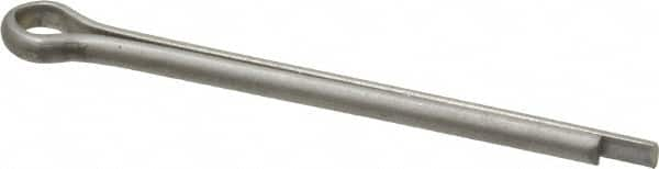 Made in USA - 1/8" Diam x 1-3/4" Long Extended Prong Cotter Pin - Grade 18-8, Uncoated, Stainless Steel - A1 Tooling