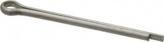 Made in USA - 1/8" Diam x 1-3/4" Long Extended Prong Cotter Pin - Grade 18-8, Uncoated, Stainless Steel - A1 Tooling