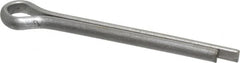 Made in USA - 5/32" Diam x 1-1/2" Long Extended Prong Cotter Pin - Grade 18-8, Uncoated, Stainless Steel - A1 Tooling