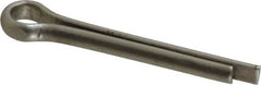 Made in USA - 3/16" Diam x 1-1/4" Long Extended Prong Cotter Pin - Grade 18-8, Uncoated, Stainless Steel - A1 Tooling