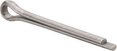 Made in USA - 3/16" Diam x 1-3/4" Long Extended Prong Cotter Pin - Grade 18-8, Uncoated, Stainless Steel - A1 Tooling