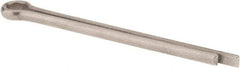 Made in USA - 3/16" Diam x 2-1/2" Long Extended Prong Cotter Pin - Grade 18-8, Uncoated, Stainless Steel - A1 Tooling