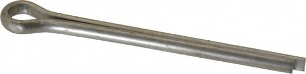 Made in USA - 1/4" Diam x 3" Long Extended Prong Cotter Pin - Grade 18-8, Uncoated, Stainless Steel - A1 Tooling