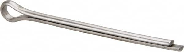 Made in USA - 5/16" Diam x 5" Long Extended Prong Cotter Pin - Grade 18-8, Uncoated, Stainless Steel - A1 Tooling