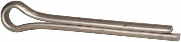 Made in USA - 3/8" Diam x 3" Long Extended Prong Cotter Pin - Grade 18-8, Uncoated, Stainless Steel - A1 Tooling