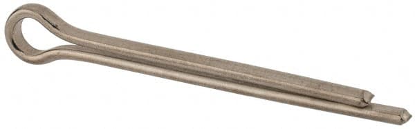 Made in USA - 3/8" Diam x 4" Long Extended Prong Cotter Pin - Grade 18-8, Uncoated, Stainless Steel - A1 Tooling