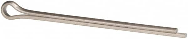 Made in USA - 3/8" Diam x 6" Long Extended Prong Cotter Pin - Grade 18-8, Uncoated, Stainless Steel - A1 Tooling