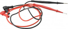 Ideal - Black/Red Electrical Test Equipment Leads - Use with Vol-Con Elite Voltage & Continuity Testers - A1 Tooling