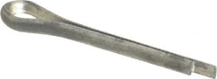 Made in USA - 1/16" Diam x 1/2" Long Extended Prong Cotter Pin - Grade 2, Zinc-Plated, Steel - A1 Tooling