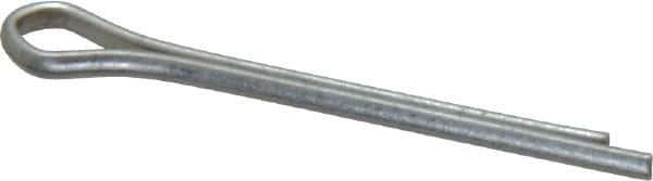 Made in USA - 1/16" Diam x 3/4" Long Extended Prong Cotter Pin - Grade 2, Zinc-Plated, Steel - A1 Tooling