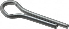 Made in USA - 1/8" Diam x 1/2" Long Extended Prong Cotter Pin - Grade 2, Zinc-Plated, Steel - A1 Tooling