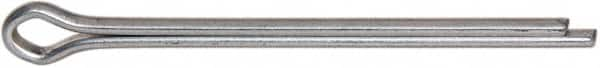 Made in USA - 1/8" Diam x 2" Long Extended Prong Cotter Pin - Grade 2, Zinc-Plated, Steel - A1 Tooling