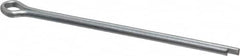 Made in USA - 1/8" Diam x 2-1/2" Long Extended Prong Cotter Pin - Grade 2, Zinc-Plated, Steel - A1 Tooling