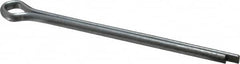 Made in USA - 3/16" Diam x 3" Long Extended Prong Cotter Pin - Grade 2, Zinc-Plated, Steel - A1 Tooling