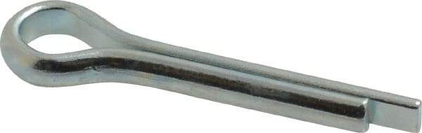 Made in USA - 1/4" Diam x 1-1/4" Long Extended Prong Cotter Pin - Grade 2, Zinc-Plated, Steel - A1 Tooling