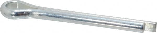 Made in USA - 1/4" Diam x 2" Long Extended Prong Cotter Pin - Grade 2, Zinc-Plated, Steel - A1 Tooling