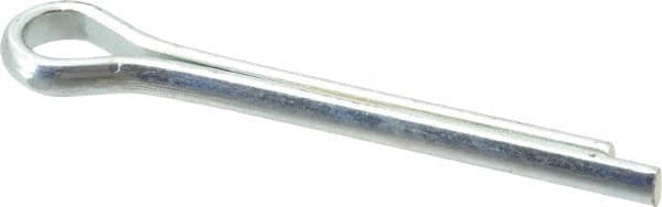 Made in USA - 5/16" Diam x 2-1/2" Long Extended Prong Cotter Pin - Grade 2, Zinc-Plated, Steel - A1 Tooling