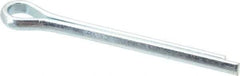 Made in USA - 5/16" Diam x 3" Long Extended Prong Cotter Pin - Grade 2, Zinc-Plated, Steel - A1 Tooling