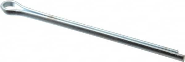 Made in USA - 3/8" Diam x 6" Long Extended Prong Cotter Pin - Grade 2, Zinc-Plated, Steel - A1 Tooling