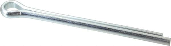 Made in USA - 1/2" Diam x 6" Long Extended Prong Cotter Pin - Grade 2, Zinc-Plated, Steel - A1 Tooling